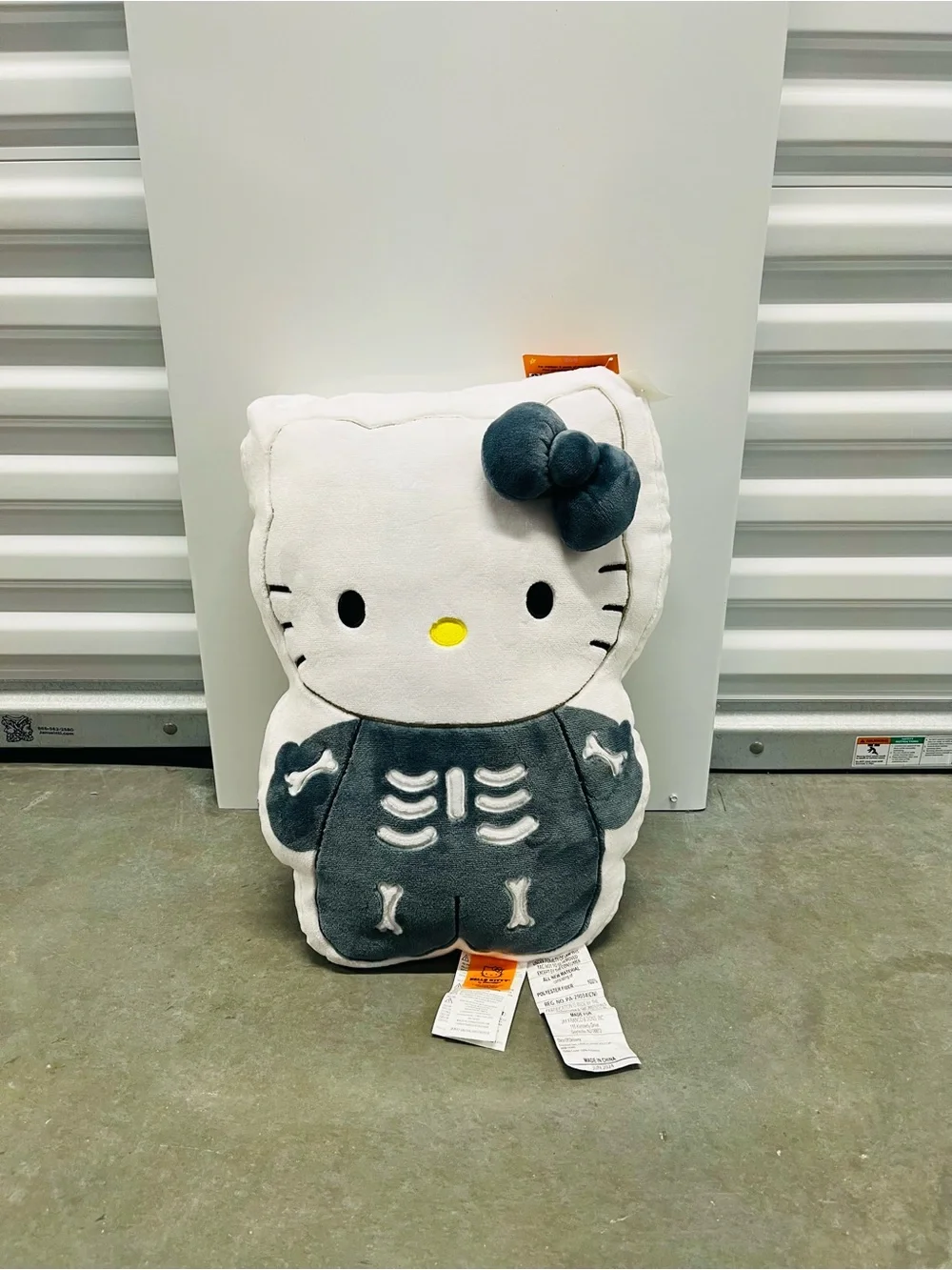 Hello Kitty Halloween skeleton pillow Brand new with tags